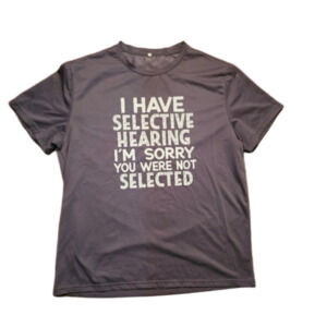DARK GREY t-shirt. Size LG. EXCELLENT CONDITION!